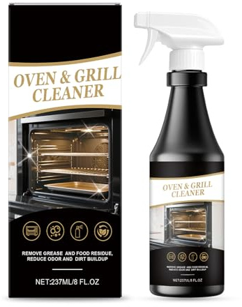 Heavy Duty Oven Cleaner Spray - For Microwaves, Air Fryers, Ovens, Grills & BBQ, Fast Grease Removal, No Residue, Gentle Formula - 237ML/ 8 FL OZ