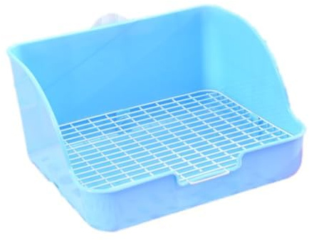 Toilettes pour Animaux. Cage pour Lapin, bac à litière pour Chat, Toilettes, bac à litière, Convient aux Lapins, Petits Animaux, furets et cochons d'Inde.