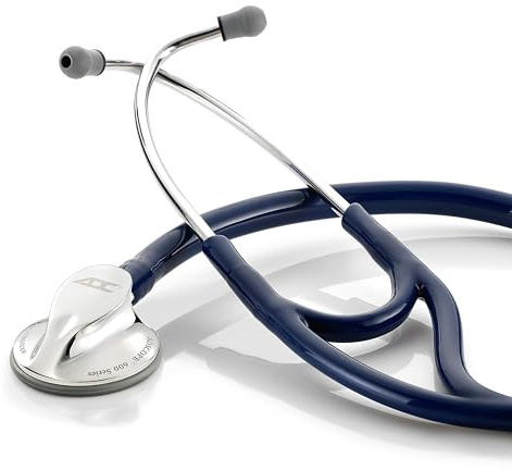 ADC Adscope 600 - Platinum Multifrequency Stethoscope - Navy