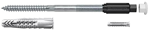 fischer Thermax 10/200 M6 - Abstandsmontagesystem zur Befestigung von leichten Lasten, wie Leuchten und Bewegungsmelder in Wärmedämmverbundsystemen - 20 Stück - Art.-Nr. 512605