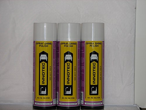 Innotec Spray Shine Polish Lot de 3 sprays de polissage 500 ml
