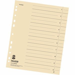 Falken 500 x Trennblätter A4 180g/qm Chamois