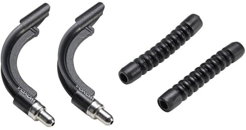 Voxom Hüllen Kabelführung Ka3 für V-Brakes, schwarz, 2er Set, 718000205, schwarz, Standard, 718000205