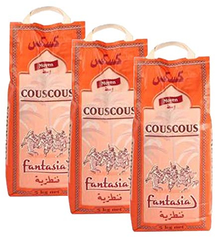 Lot 3x Couscous moyen - Fantasia - sac 5kg