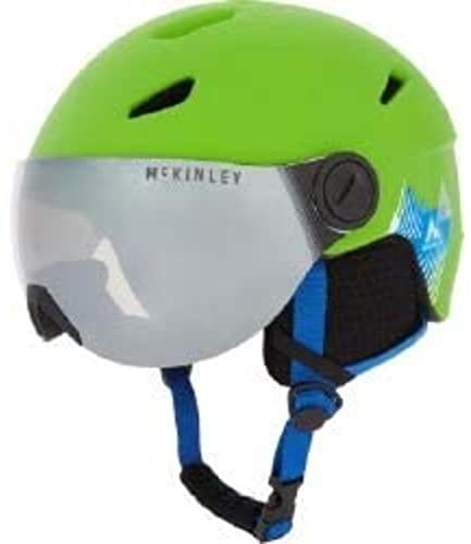 McKINLEY Pulse S2 Visor Hs Ski Helmet GREEN/BLACK/BLUE XS