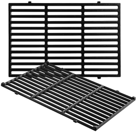17.5 Inch 7638 7525 65906 Grates Replacement Parts for Weber Spirit 300 Series Grill Grate Spirit E-310 E-330 S-310 S-315 Spirit ii E-310 Genesis Silver B/C Gold B/C Spirit 700 Cast Iron Cooking Grate