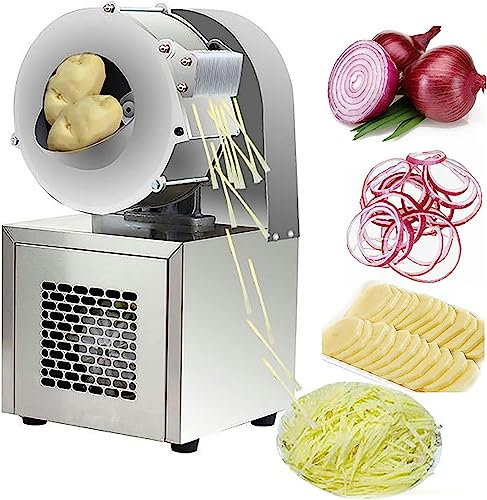 FLTRGO Commercial Electric Potato Carrot Slicer Vegetables Food Shredding Machine Potato Radish Slicing 4mm