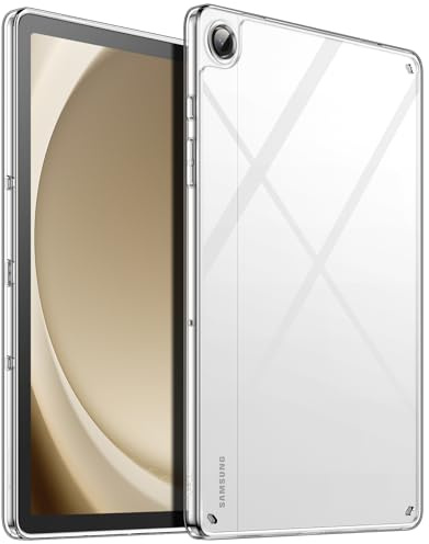 JETech Clear Case for Samsung Galaxy Tab A9 Plus 11, Anti-Yellowing, Clear | Shockproof Protection, Hard PC Back with Soft TPU Bumper, Slim Fit Tablet Cover