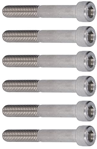 Innensechskantschrauben-Sortiment, 10 Stück M10 Zylinderkopfschrauben, Industriemaschinen, Innensechskantschrauben A2-70 Edelstahl, Heiß- und Kalttherapien (M10*70)