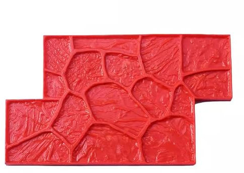 Moldes Hormigon Impreso Estera de Sellos Sin Costuras de Concreto, Almohadillas de Textura de Estampado PU de Patrón de Pizarra para Piso/paredes, Moho Realista de Presión de Cemento Natural para Pati