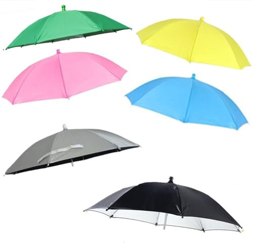 VLKLPZAHAK Kleine Regenschirme Für Pflanzen, Gartenschirm Für Pflanzen Im Freien, 50cm Pflanzen-Sonnenschirm, Pflanzen-Sonnenschutz Für Topfpflanzen(Pink)