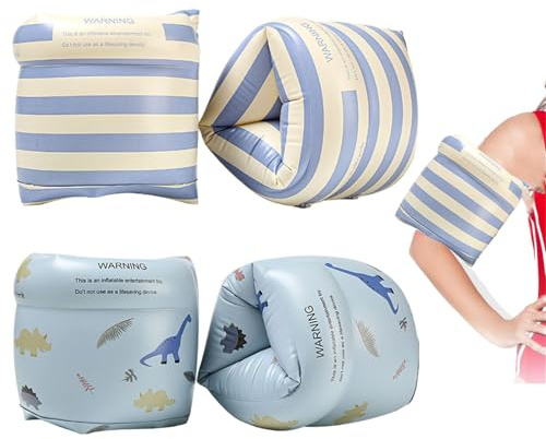 2 Stück Schwimmhilfe für Kleinkinder, Schwimmhilfe mit Sicherem PE-Schaumkern, Ergonomisches Design Schwimmen Lernen Schwimmflügel Leicht Tragbar und Bequem für Kinder von 1-12 Jahren 6-30 kg