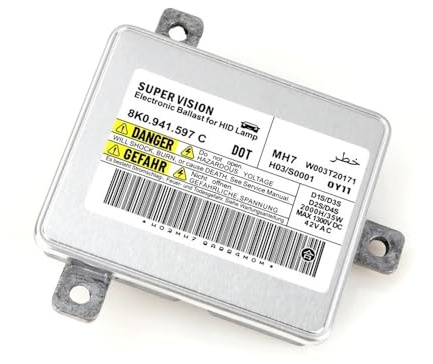 Ballast HID Voiture Compatible avec Audi A1 A3 A4 A5 A6 A7 A8 Q5 Q7 2008-2014 Ampoules phares HID Xénon Ballast W003T20171 8K0.941.597.C