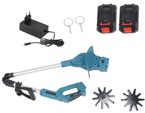 Cultivateur électrique Efficace et Puissant, motoculteur de Jardin au Lithium sans Fil, Portable, Jardinage extérieur