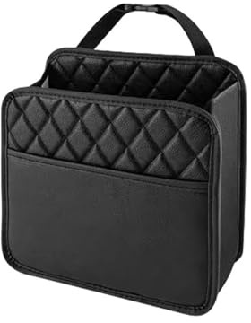 QPDDFG Sac de Rangement Suspendu en Cuir pour Voiture pour Mini Countryman One/John Cooper Works F54 F55 F56 F57 F60, Pochette Rangement Voiture à Suspendre Multifonction Sac de siège arrière
