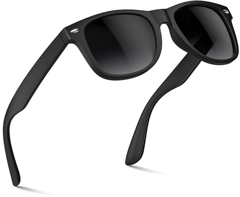 Qoasper Lunettes de Soleil Homme Femme Polarisées Style Vintage Classique, Monture Ultra Légère,Protection UV400, Lunettes de Conduite Haute Définition pour Sport,Pêche,Voyage