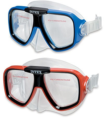 Intex Tauchermaske Reef Rider 2 Farben Phtalates Free, 55974