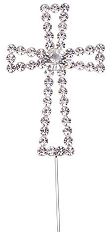 LOVENJOY Topper per Torta a Croce per Battesimo per Matrimonio Religioso Battesimo Battesimo Prima Comunione Cresima Decorazione