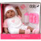 DOLLSWORLD from Peterkin | Bonny Baby | 46cm doll with sleeping eyes, deluxe clothing, bottle, dummy and feeding set | Dolls & Accessories | Ages 18m+