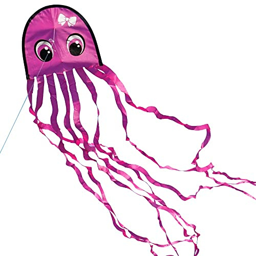 CIM Cometa de una Cuerda - Draki Advance - Lilly - por niños con Edad a Partir de 3 años - 25x160cm - Cordón incluidos