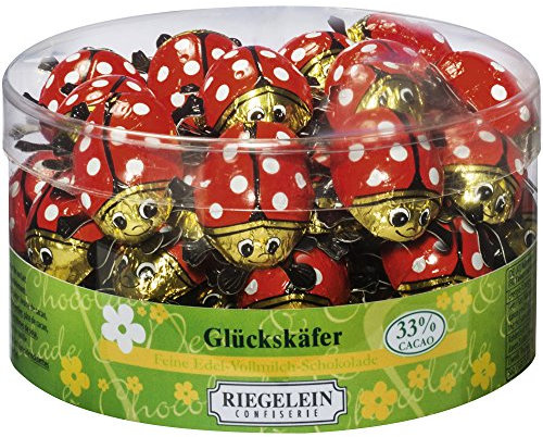 Riegelein Glückskäfer 45 Stück (281,25g) - Edel-Vollmilch-Schokolade