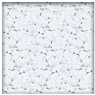 Kieskönig Marmorsplitt Schneeweiss 8/12 mm Dekosplitt Garten Deko Zierkies 25 kg (5 x 5 kg Sack)