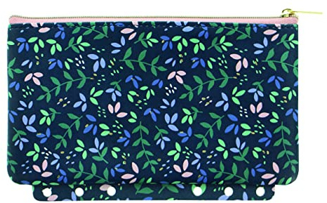 Filofax Accessory, A5/Personal Size Compatible, Zipper Pouch, 6.7 x 4.02, Garden Collection (B132710)