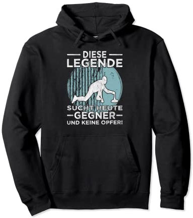 Diese Legende Eisstockschießen Eisstock Stockschützen Pullover Hoodie