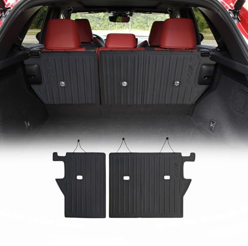 ZQULOYO Rear Seat Back Cover Backrest Protector for Lexus NX NX 250/NX 350/NX 350h/NX 450h+ Accessories 2022-2023 2024 2025 with Hook&Loop All Weather Split Dog Liner Pet Mat Cargo Trunk Liner 2 PCS