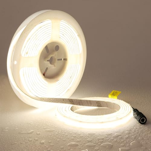 TOPAI LED Streifen 5M Diffus Naturweiß 4000K 24V Punktlos Wasserdicht IP65 | 20W/m, Sehr Hell 11000Lm, 238LEDs/M, SMD2835, Selbstklebend, Flexibel, Schneidbar