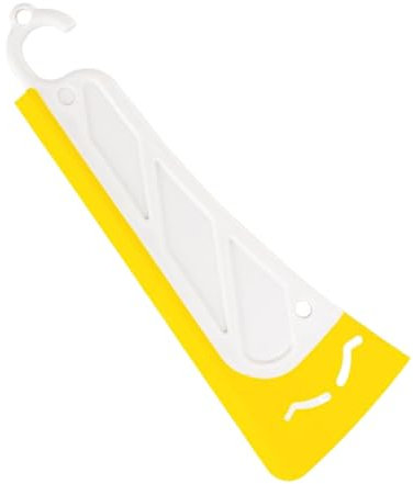 Rascador de ollas, raspador de ollas de silicona, raspador de manchas de aceite reutilizable para ollas y sartenes, mango ergonómico, espátula, cabeza, rascador, dispositivo resistente al calor