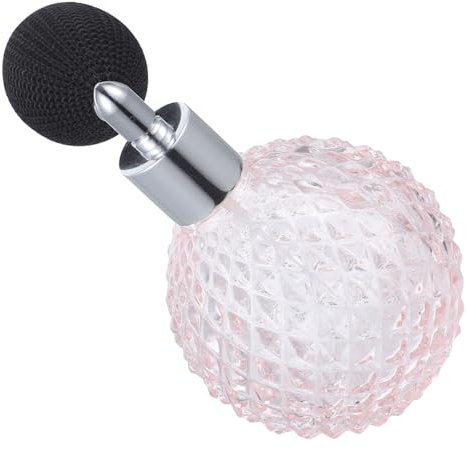 NOLITOY Pulverizador De Perfume Recargable De Vidrio Con Cámara De Aire Capacidad Adecuado Para Aceite Esencial y Perfume Para Obsequio o Tocador