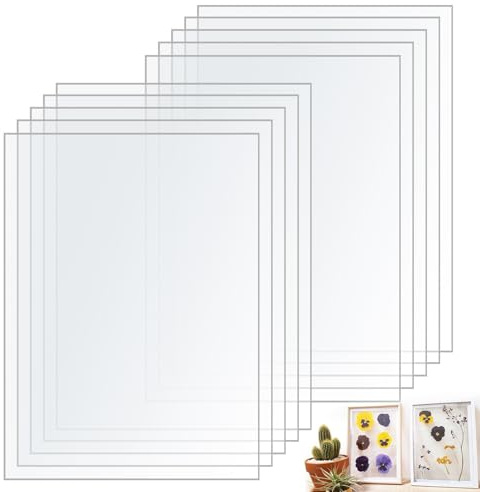 10 Pièces Plaque Acrylique Transparente A4, 210 x 297 mm Épaisseur 1mm, Pour DIY, Cadre Photo, Peinture Graffiti, Aquarium, Affichage De Projet