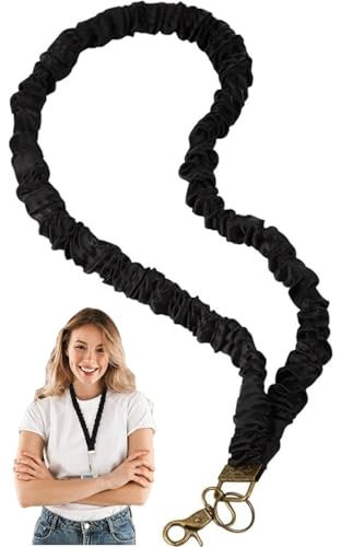 Azttior Cordón Lanyard para Cuello Elástico, Acollador con Mosquetón para Tarjeta Identificación, Llaves, Móvil, Cuelga Llaves Cuello, Lanyard Personalizado Enfermera Profesor Estudiante Hombre Mujer