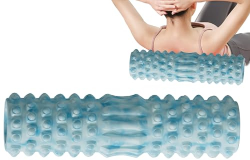 Rodillo de masaje muscular – Rodillo de espuma de yoga | Relajante rodillo | de gimnasia masaje profundo | muscular ideal para mujeres, hombres, regeneración después del entrenamiento