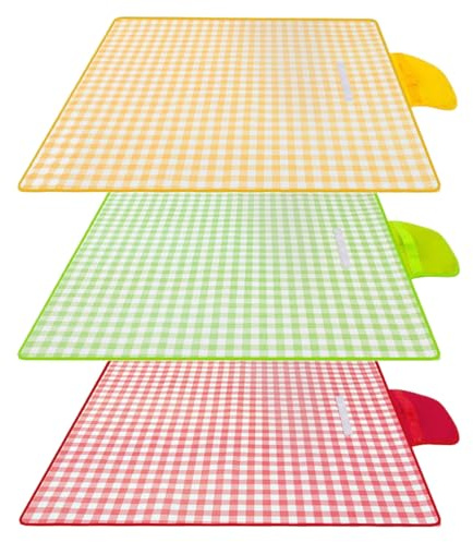 Tappetino da picnic, coperta da picnic all'aperto, Tappetino a sabbia leggero pieghevole, Grande cuscinetto da sabbia da campeggio per giardino, coperta da gioco a terra per viaggi in spiaggia da picn