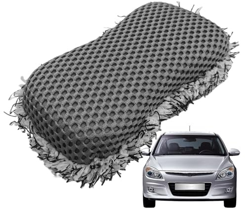 Esponjas para Lavar Autos,Toalla Absorbente para Lavado - Esponja Limpiadora De Secado Rápido No Rayas para Pintura Llantas Parabrisas Cristales Ruedas