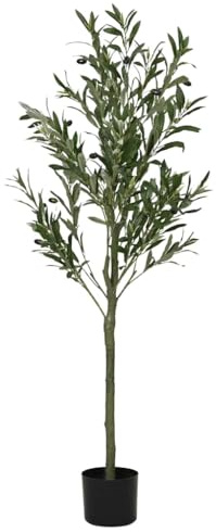 Genérico Árbol de Olivo Artificial con 450 Hojas Verde 120 cm,Casa y jardín,Decoración,Flora Artificial,4103571