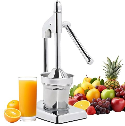 Ccarzzi Juicer Manual, Kitchen Cast Iron Juicer Citrus Juicer Hand Press, Heavy Duty Fruit Squeezer for Orange, Lime, Lemon, Watermelon, Easy to Clean