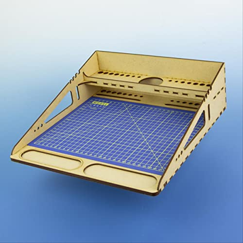 Modelcraft WTA4/CM Arbeitsstation & A4 Schneidematte, Holz