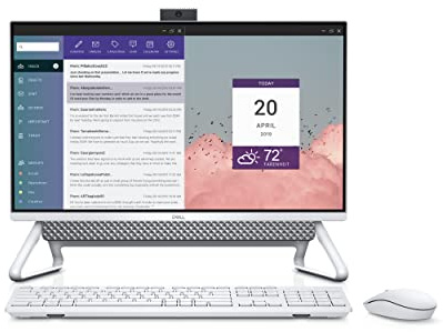 Dell Inspiron 5400 23.8 FHD All-In-One Desktop, Intel Core i5-1135G7, 8GB RAM, 512GB SSD + 1TB HDD, Windows 11 Home (Silver)