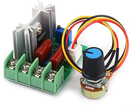 AC 2000W Drehzahlregler 50–220V 25A SCR-Regler Elektrischer Spannungsregler Temperatur-/Motordrehzahlregler Lichtdimmer für Wärmeregler an Elektroherden, Warmwasserbereitern, Dimmern an Lampen