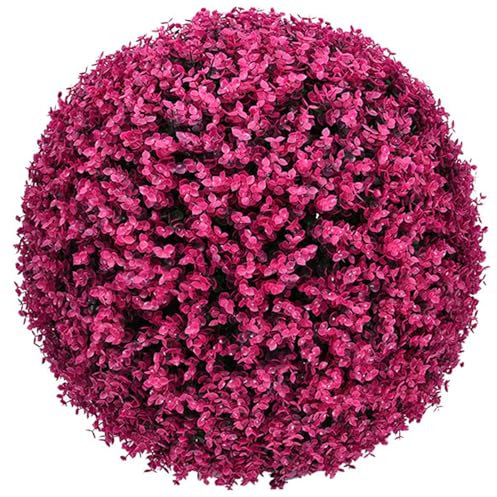 Boule De Buis Artificielle Boule Verte 25cm, Buis Artificiel, Buxus, Boule De Buis, Artificielle Buis Boule Topiaire, Boule Ronde pour La DéCoration De La Maison Et L'ExtéRieur