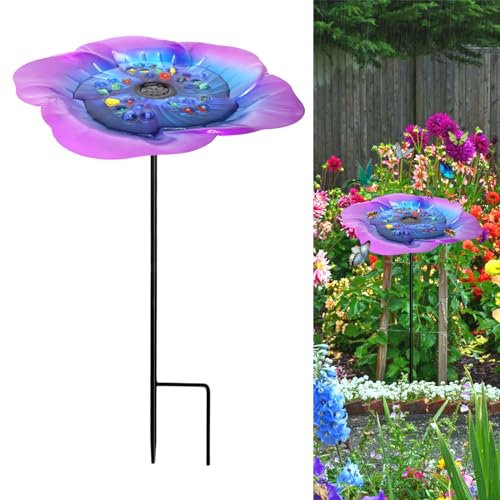 Bee Cups for Thirsty Pollinators - Glass Marble Bee Feeder & Watering Station for Garden Decorations