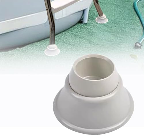 BOTOWI White Ladder Bumpers for Swimming Pool Ladders, Non Slip Rotating Foot Pad for Above Ground Pool Ladder, Fits 1.65 (4.2cm) Stainless Steel Ladder Tubing,1 PCS