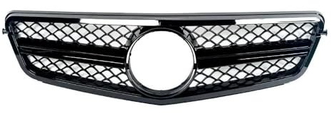 UAGFDFF Nierengrill AMG Style Front Kühlergrill Für Mercedes C-Klasse C204 W204 S204 Schwarz Glänzend