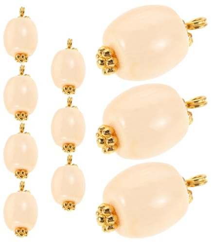 TOVINANNA Botones Vintage Redondos de Resina Color Beige Claro 12Mm Pack de 10 Piezas Diseño Floral Retro para Camisas Cheongsam Blusas Suéteres y Uniformes Chinos Ideales para