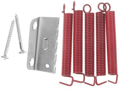 Ressort en Guitare de Rouge Chevalet Électrique Gaq123 Métal | Système de Trémolo, Griffe et Vis Incluses, Style Vintage St, Réglage Souple et Pose Facile Style Aléatoire