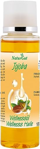 Pure Entspannung - Luxuriöses Wellness Körperpflegeöl Jojoba - Massageöl und Hautpflegeöl in einem - 100ml