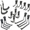 Ganci per garage Slatwall Multi Size Slatwall Accessori Heavy Duty Doghe da parete doppi ganci e grucce